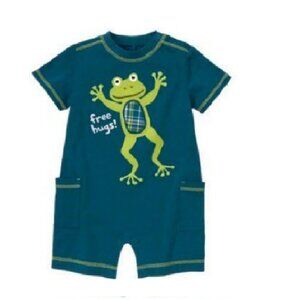 NWT Gymboree Jungle Explorer Tree Frog Free Hugs One-Piece Romper 18-24 Months